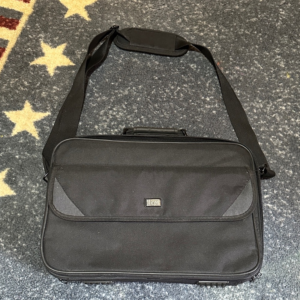 ICON Black and Gray Laptop Bag